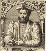 An illustration from Icones qvinqvaginta virorvm illustrium, doctrina & eruditione praestantium (1597)