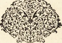 An illustration from Icones qvinqvaginta virorvm illustrium, doctrina & eruditione praestantium (1597)