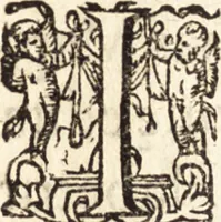 An illustration from Icones qvinqvaginta virorvm illustrium, doctrina & eruditione praestantium (1597)
