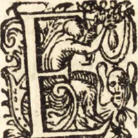 An illustration from Icones qvinqvaginta virorvm illustrium, doctrina & eruditione praestantium (1597)