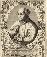 An illustration from Icones qvinqvaginta virorvm illustrium, doctrina & eruditione praestantium (1597)