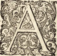 An illustration from Icones qvinqvaginta virorvm illustrium, doctrina & eruditione praestantium (1597)