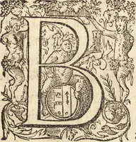 An illustration from Icones qvinqvaginta virorvm illustrium, doctrina & eruditione praestantium (1597)