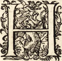 An illustration from Icones qvinqvaginta virorvm illustrium, doctrina & eruditione praestantium (1597)
