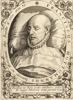 An illustration from Icones qvinqvaginta virorvm illustrium, doctrina & eruditione praestantium (1597)