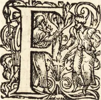 An illustration from Icones qvinqvaginta virorvm illustrium, doctrina & eruditione praestantium (1597)