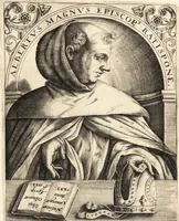 An illustration from Icones qvinqvaginta virorvm illustrium, doctrina & eruditione praestantium (1597)