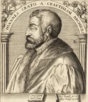 Picture 47 of 192 from Icones qvinqvaginta virorvm illustrium, doctrina & eruditione praestantium (1597), leaf 185