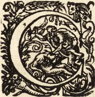 An illustration from Icones qvinqvaginta virorvm illustrium, doctrina & eruditione praestantium (1597)