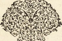 An illustration from Icones qvinqvaginta virorvm illustrium, doctrina & eruditione praestantium (1597)