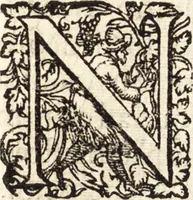 An illustration from Icones qvinqvaginta virorvm illustrium, doctrina & eruditione praestantium (1597)