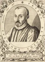 An illustration from Icones qvinqvaginta virorvm illustrium, doctrina & eruditione praestantium (1597)