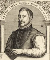 An illustration from Icones qvinqvaginta virorvm illustrium, doctrina & eruditione praestantium (1597)