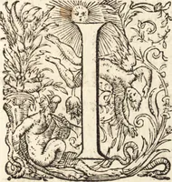 An illustration from Icones qvinqvaginta virorvm illustrium, doctrina & eruditione praestantium (1597)