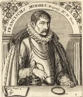 An illustration from Icones qvinqvaginta virorvm illustrium, doctrina & eruditione praestantium (1597)