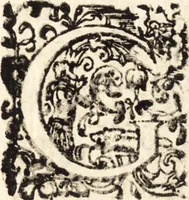 An illustration from Icones qvinqvaginta virorvm illustrium, doctrina & eruditione praestantium (1597)