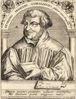 An illustration from Icones qvinqvaginta virorvm illustrium, doctrina & eruditione praestantium (1597)