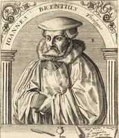 An illustration from Icones qvinqvaginta virorvm illustrium, doctrina & eruditione praestantium (1597)
