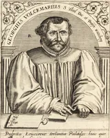 An illustration from Icones qvinqvaginta virorvm illustrium, doctrina & eruditione praestantium (1597)