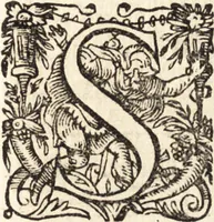 An illustration from Icones qvinqvaginta virorvm illustrium, doctrina & eruditione praestantium (1597)
