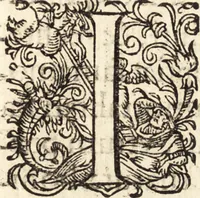 An illustration from Icones qvinqvaginta virorvm illustrium, doctrina & eruditione praestantium (1597)