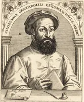 An illustration from Icones qvinqvaginta virorvm illustrium, doctrina & eruditione praestantium (1597)