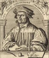An illustration from Icones qvinqvaginta virorvm illustrium, doctrina & eruditione praestantium (1597)