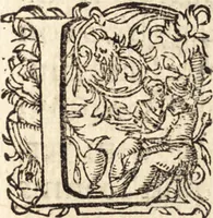 An illustration from Icones qvinqvaginta virorvm illustrium, doctrina & eruditione praestantium (1597)