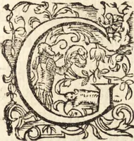 An illustration from Icones qvinqvaginta virorvm illustrium, doctrina & eruditione praestantium (1597)