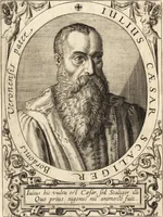 An illustration from Icones qvinqvaginta virorvm illustrium, doctrina & eruditione praestantium (1597)