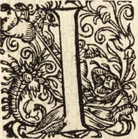 An illustration from Icones qvinqvaginta virorvm illustrium, doctrina & eruditione praestantium (1597)