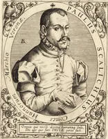An illustration from Icones qvinqvaginta virorvm illustrium, doctrina & eruditione praestantium (1597)