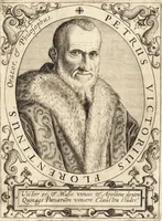 An illustration from Icones qvinqvaginta virorvm illustrium, doctrina & eruditione praestantium (1597)