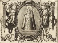 An illustration from I. LipsI Diva Virgo Hallensis : beneficia eius & miracvla fide atque ordine descripta (1605)