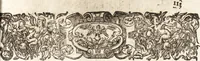 An illustration from Illustratio sacri patrimonii, seu, De bonis et possessionibus ecclesiarum : vbi agitur de veteris & nouae legis sacerdotum censibus, origine & fundatione oratoriorum, parochiarum, episcopatuum, monasteriorum, ecclesiae seruis, mancipijs, colonis, casatis, libertis, mansis, praedijs, decimis, oblationibus, primitijs iuribus episcoporum & sacerdotum (1636)