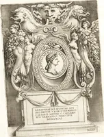 An illustration from Le imagini delle donne avgvste intagliate in istampa di rame : con le vite, et ispositioni di Enea Vico : sopra i riversi delle loro medaglie antiche (1557)