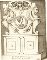 An illustration from Le imagini delle donne avgvste intagliate in istampa di rame : con le vite, et ispositioni di Enea Vico : sopra i riversi delle loro medaglie antiche (1557)
