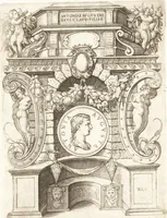 An illustration from Le imagini delle donne avgvste intagliate in istampa di rame : con le vite, et ispositioni di Enea Vico : sopra i riversi delle loro medaglie antiche (1557)