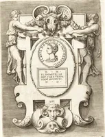 An illustration from Le imagini delle donne avgvste intagliate in istampa di rame : con le vite, et ispositioni di Enea Vico : sopra i riversi delle loro medaglie antiche (1557)