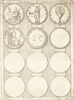 An illustration from Le imagini delle donne avgvste intagliate in istampa di rame : con le vite, et ispositioni di Enea Vico : sopra i riversi delle loro medaglie antiche (1557)