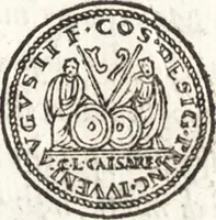 An illustration from Le imagini delle donne avgvste intagliate in istampa di rame : con le vite, et ispositioni di Enea Vico : sopra i riversi delle loro medaglie antiche (1557)
