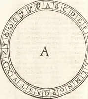 An illustration from Iordanvs Brvnvs nolanvs De vmbris idearvm : implicantibus artem quaerendi, inueniendi, iudicandi, ordinandi, & applicandi : ad internam scripturam, & non vulgares per memoriam operationes explicatis (1582)