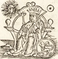 An illustration from Iordanvs Brvnvs nolanvs De vmbris idearvm : implicantibus artem quaerendi, inueniendi, iudicandi, ordinandi, & applicandi : ad internam scripturam, & non vulgares per memoriam operationes explicatis (1582)