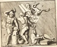 An illustration from La istoria universale : provata con monumenti, e figurata con simboli de gli antichi (1697)