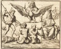 An illustration from La istoria universale : provata con monumenti, e figurata con simboli de gli antichi (1697)