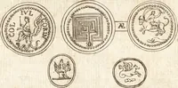 An illustration from La istoria universale : provata con monumenti, e figurata con simboli de gli antichi (1697)