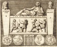 An illustration from La istoria universale : provata con monumenti, e figurata con simboli de gli antichi (1697)
