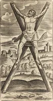 An illustration from Ivsti LipsI de crvce libri tres : ad sacram profanámque historiam vtiles : vnà cum notis (1606)