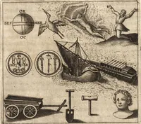 An illustration from Ivsti LipsI de crvce libri tres : ad sacram profanámque historiam vtiles : vnà cum notis (1606)