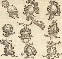 An illustration from Ivsti LipsI De militia Romana libri qvinqve : commentarivs ad Polybivm (1602)